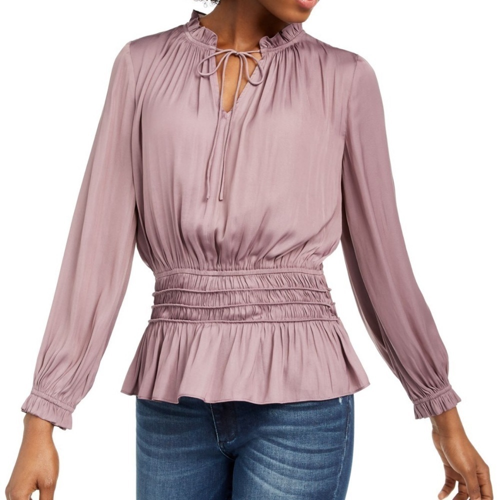 Current air smocked waist blouse, XS